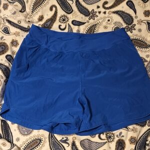 Lands' End Women's Vibrant Blue Athletic Shorts